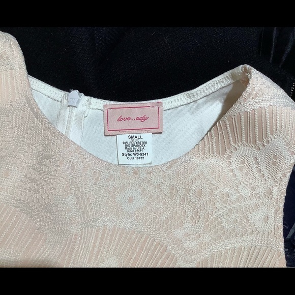 Love Ady light rose pink & white patterned dress - Picture 4 of 4